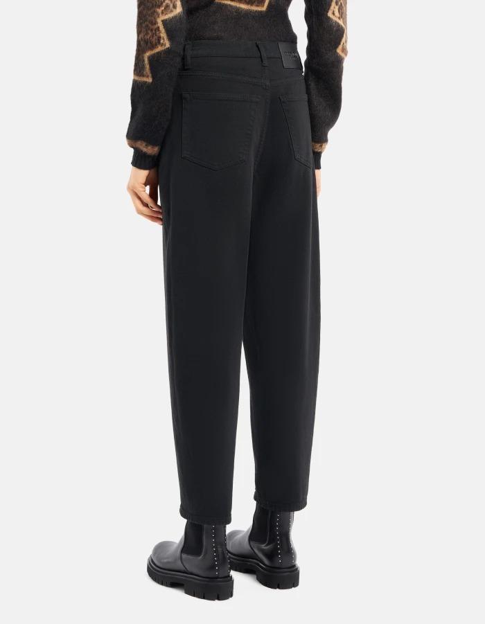 Jeans Bessie loose in bull stretch<BR/> DP784BSE037KPT 999 DONDUP