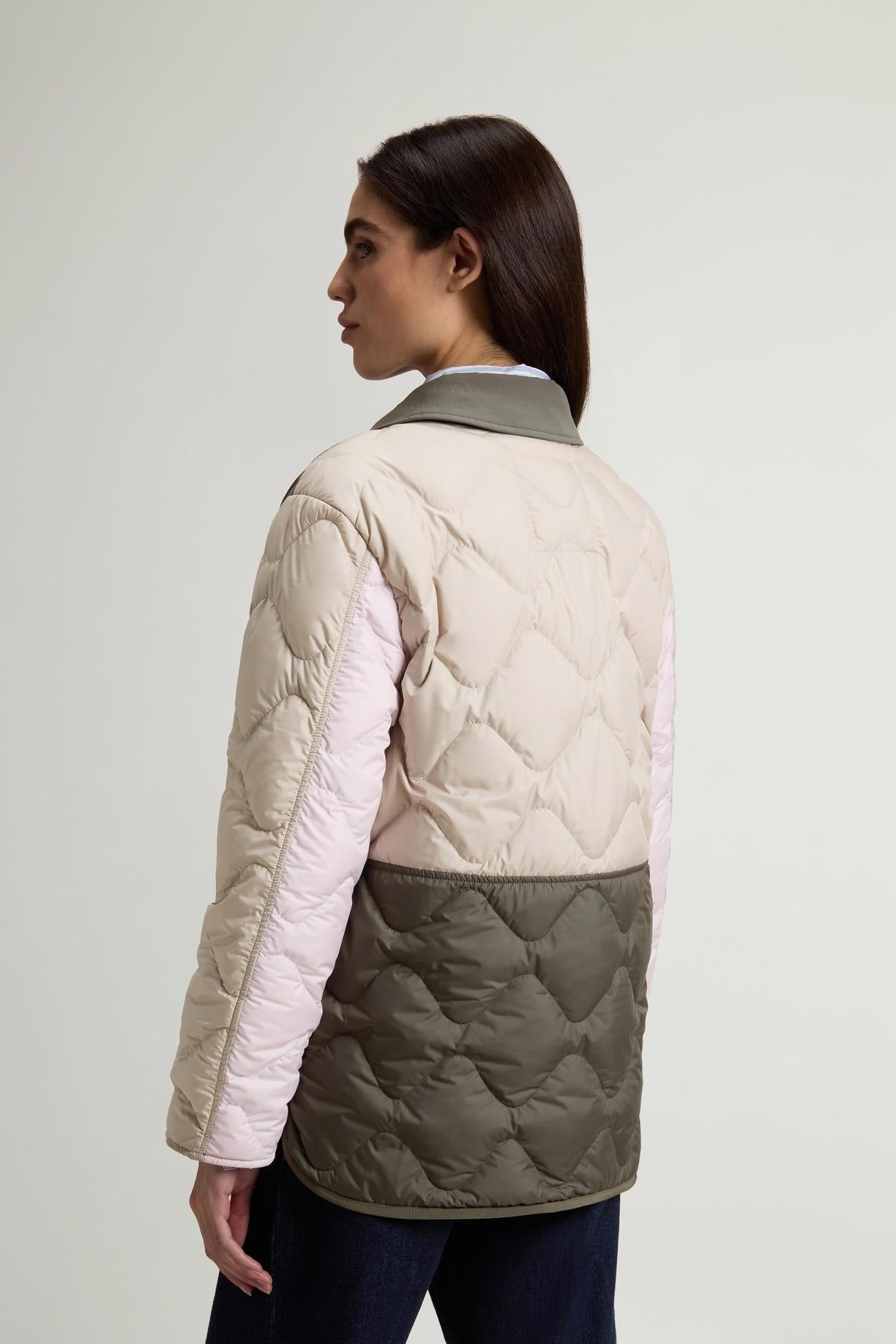 Giacca Heritage trapuntata in microfibra<BR/> CFWWOU1137FRUT2635 7448 WOOLRICH
