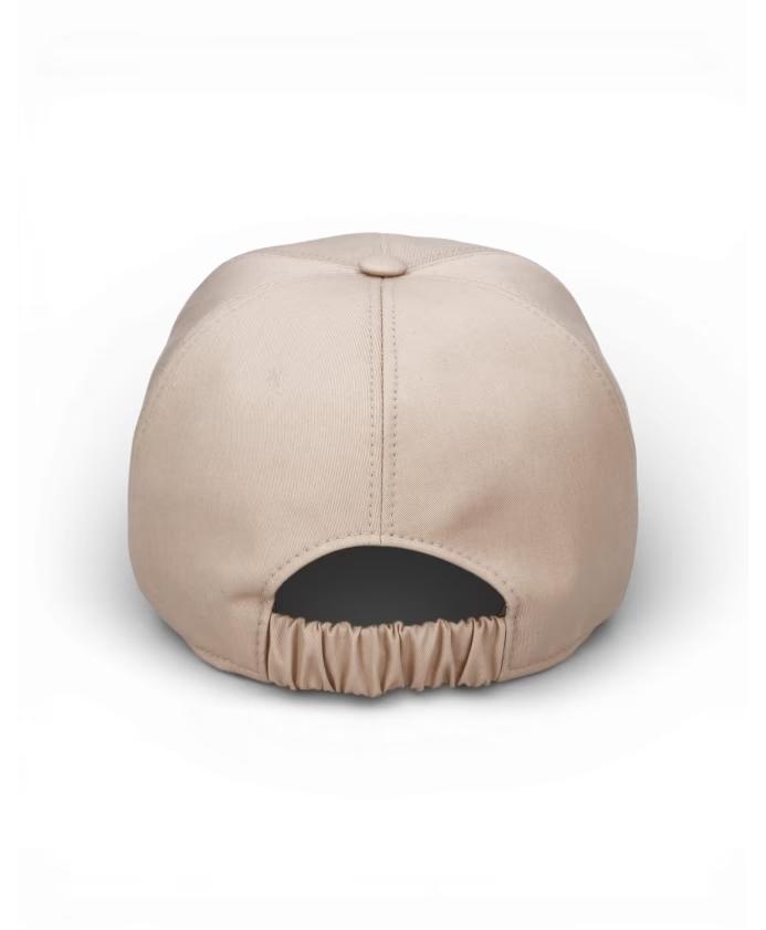 Cappello da baseball in cotone<BR/> BALL BEIGE PREMIATA