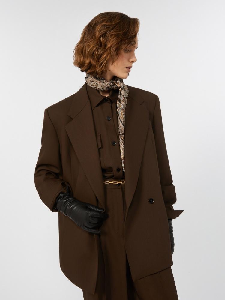 Blazer in levantina di lana<BR/> GINSENG 004 WEEKEND