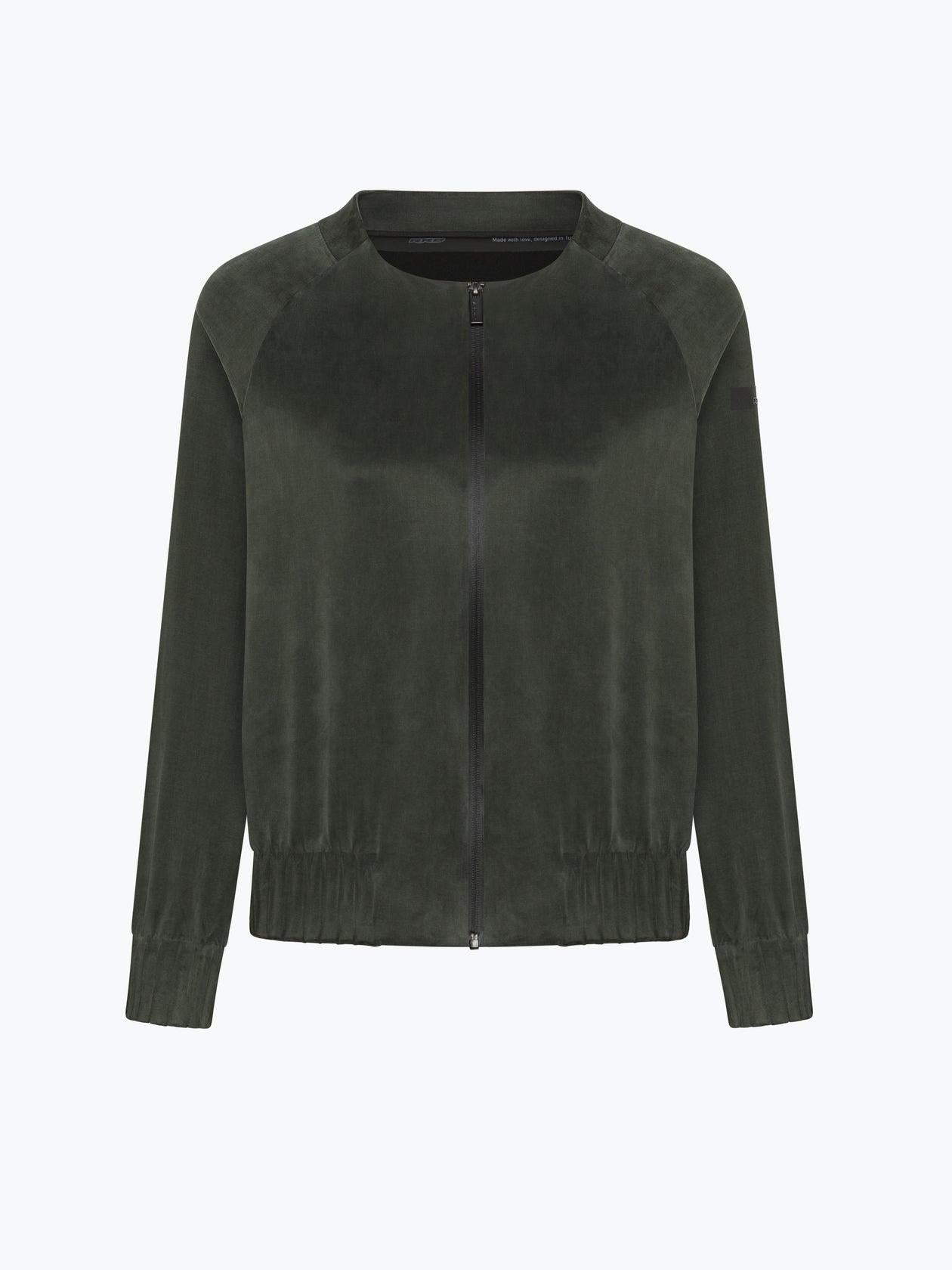 Felpa donna Cupro Full Zip Wom Fleece<BR/> 25655 20 RRD