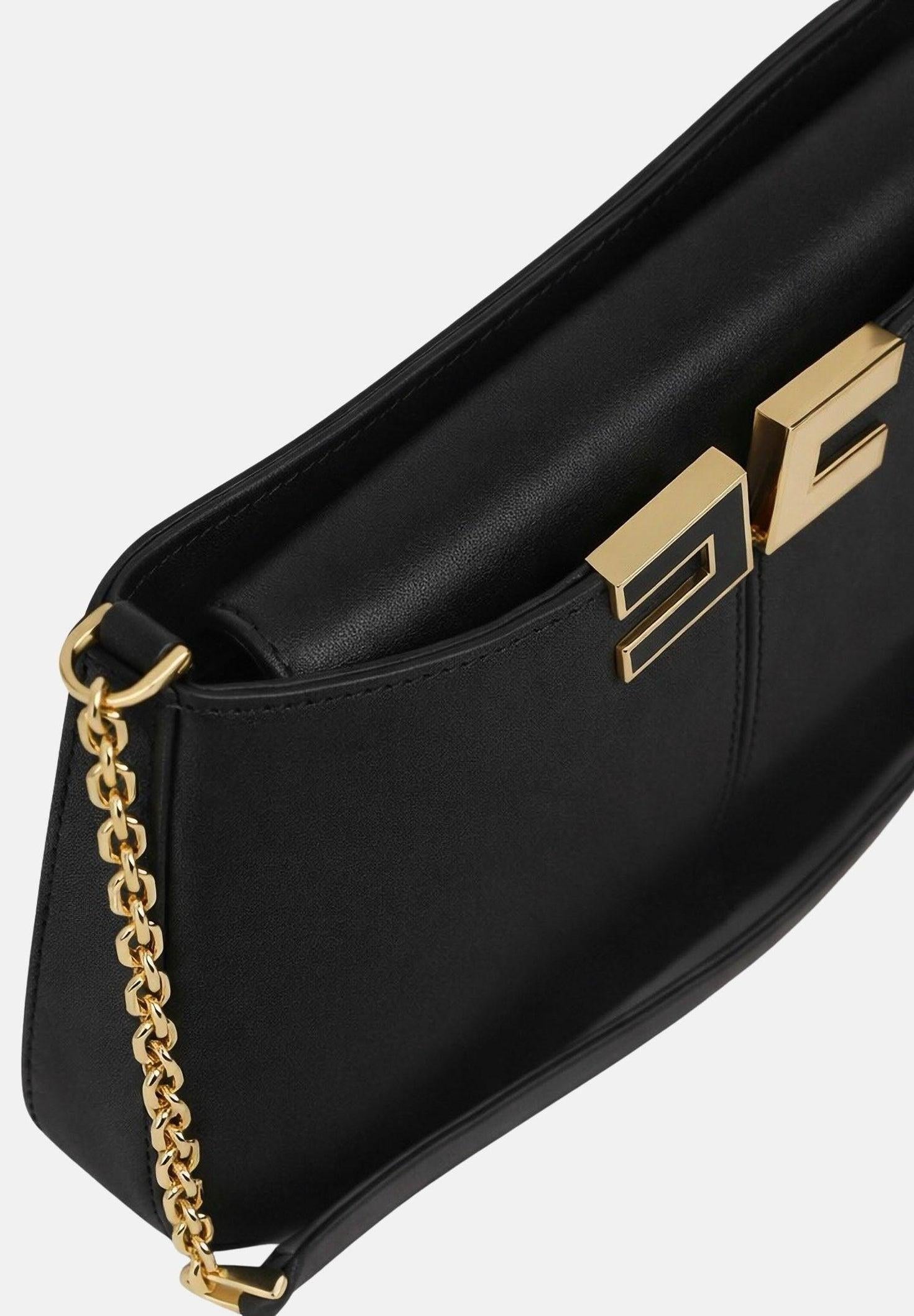 Borsa a spalla con dettaglio logo<BR/> BS93A61E2 110 ELISABETTA FRANCHI