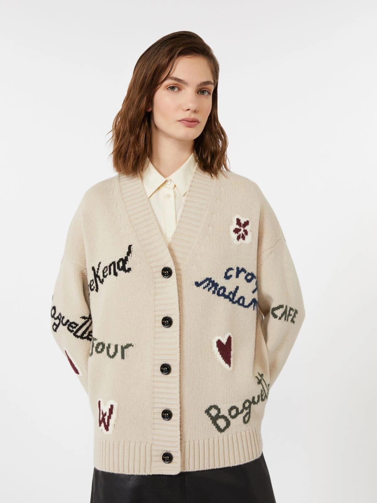 Cardigan over in filato di lana BELGIO 005 WEEKEND
