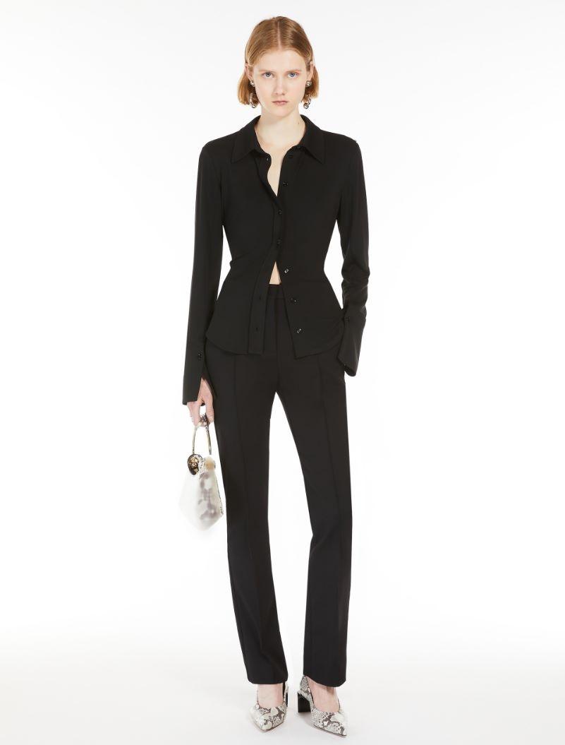 Camicia aderente in jersey crêpe CANDIDO 003 SPORTMAX