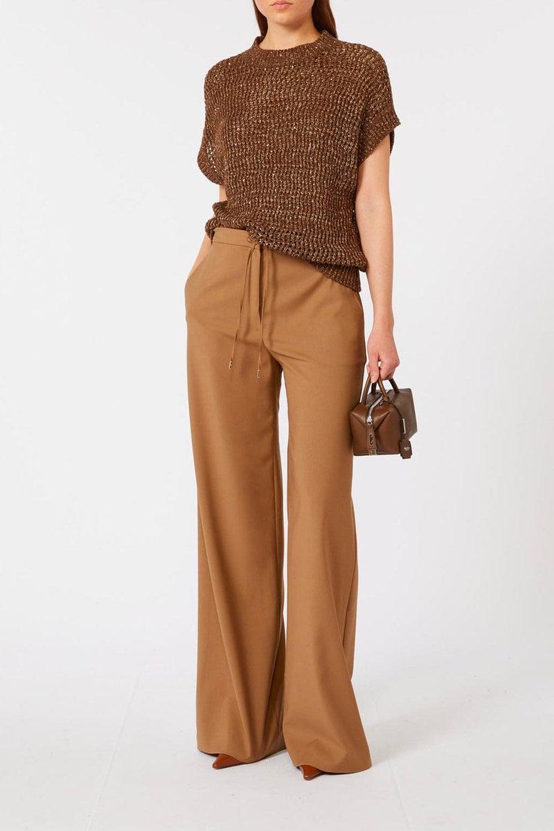 MSTCORONE <BR/>Pantalone jogging in tela di lana MSTCORONE 002 MAX MARA STUDIO