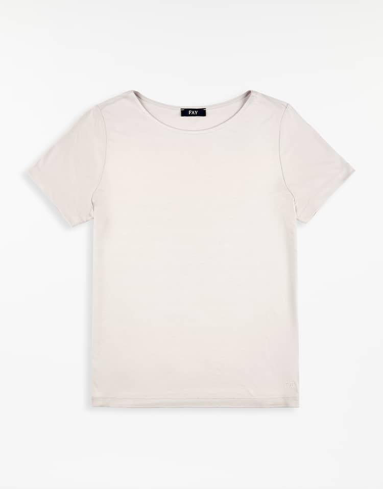 T-shirt in Jersey<BR/> NPWB2506150XBA B009 FAY