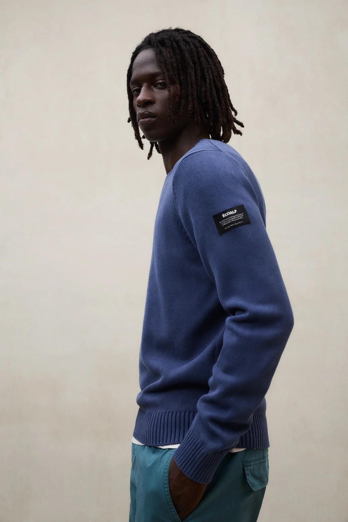 Maglione Tail Blu Navy<BR/><BR/> TAIL 161 ECOALF