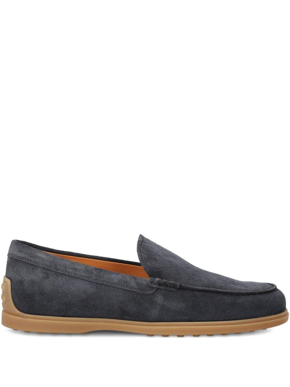 Mocassino Pantofola in Pelle Scamosciata<BR/> XXM78L0AJ30RE0 U835 TOD'S