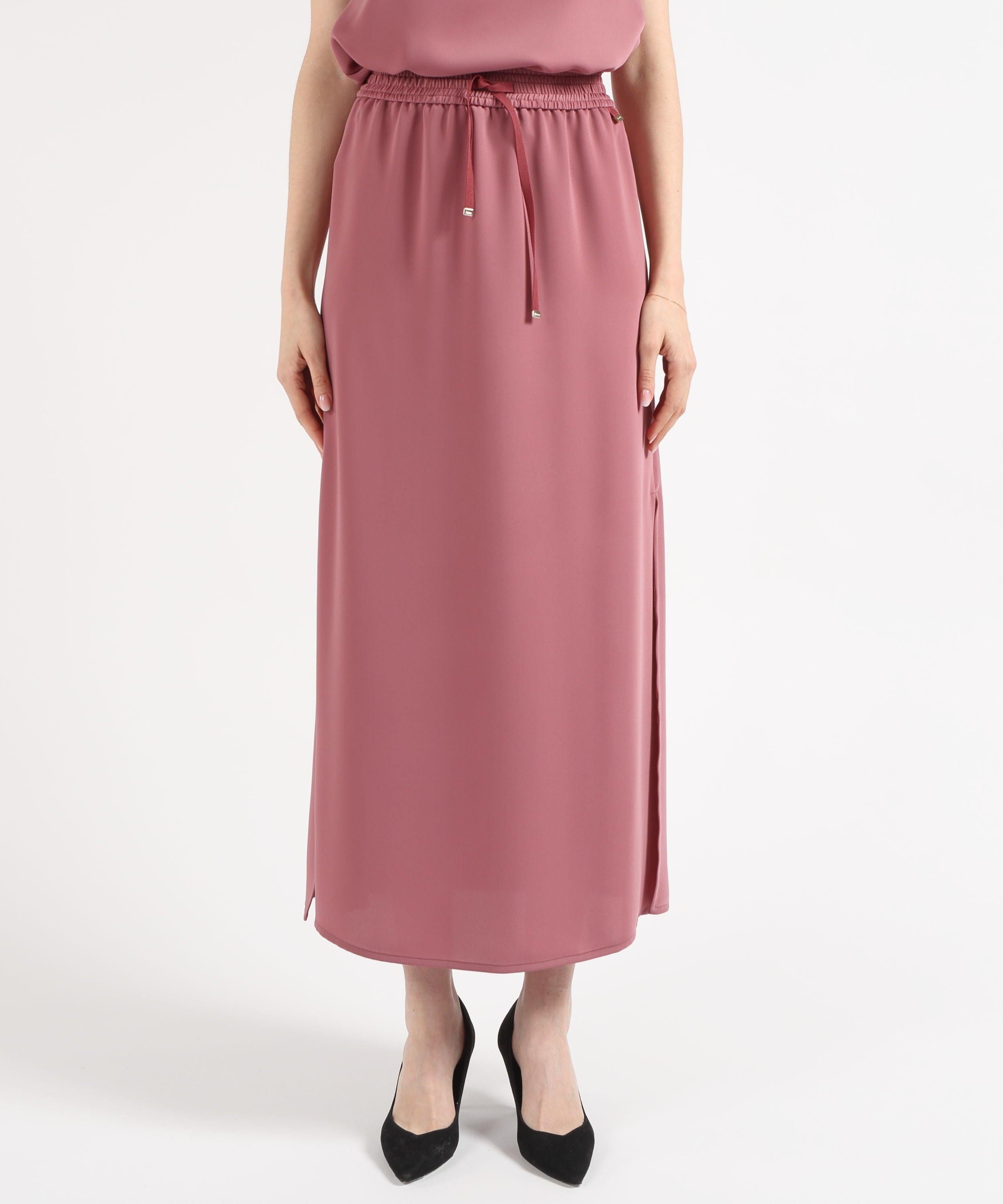 HERNO Gonna midi in raso<BR/> GN000024D12875S 4173 HERNO