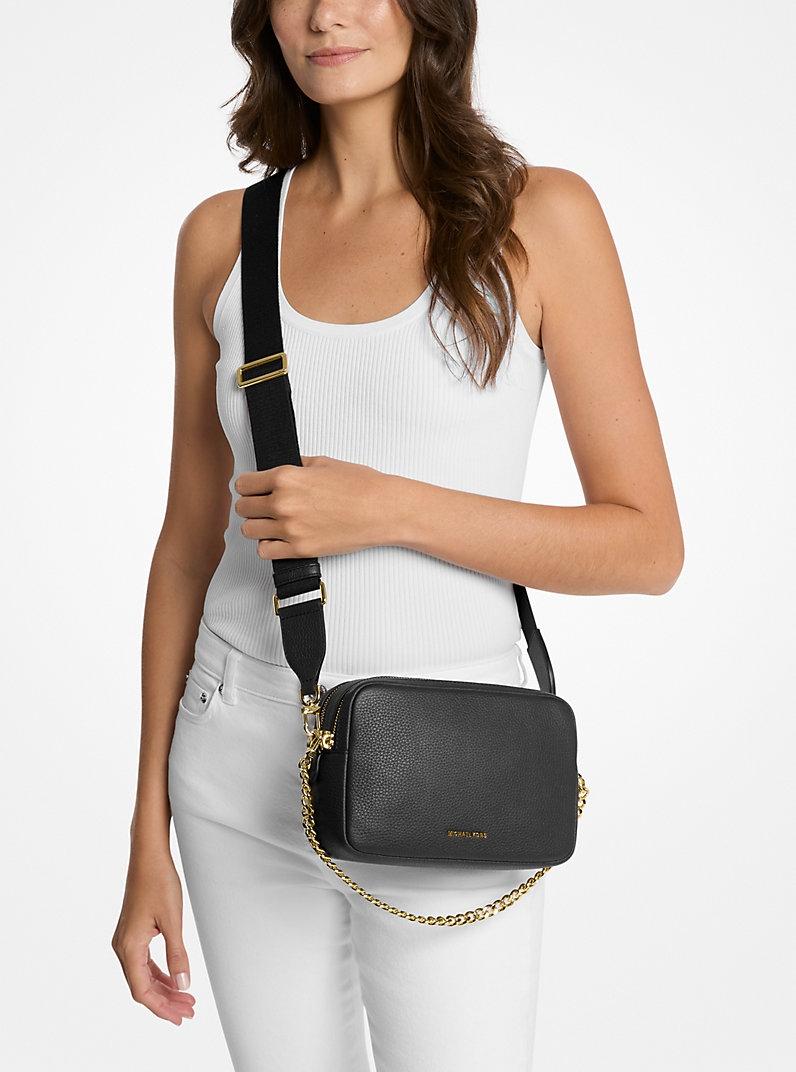 Camera bag a tracolla Bryant media in pelle martellata 32S5GYTC5L 001 MICHAEL KORS