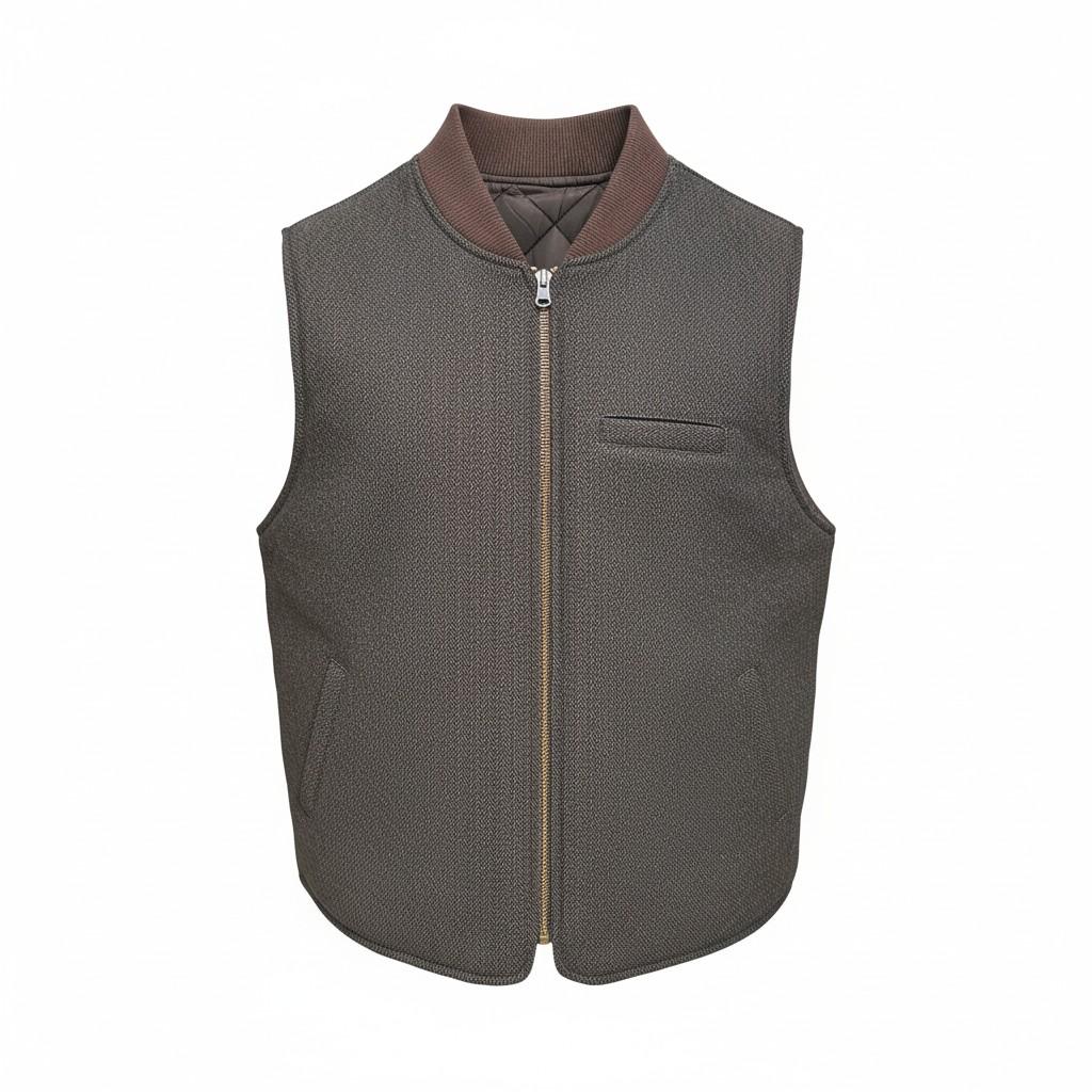 gilelet reversibile in lana Bl'ker OWLWOOL BROWN BL'KER