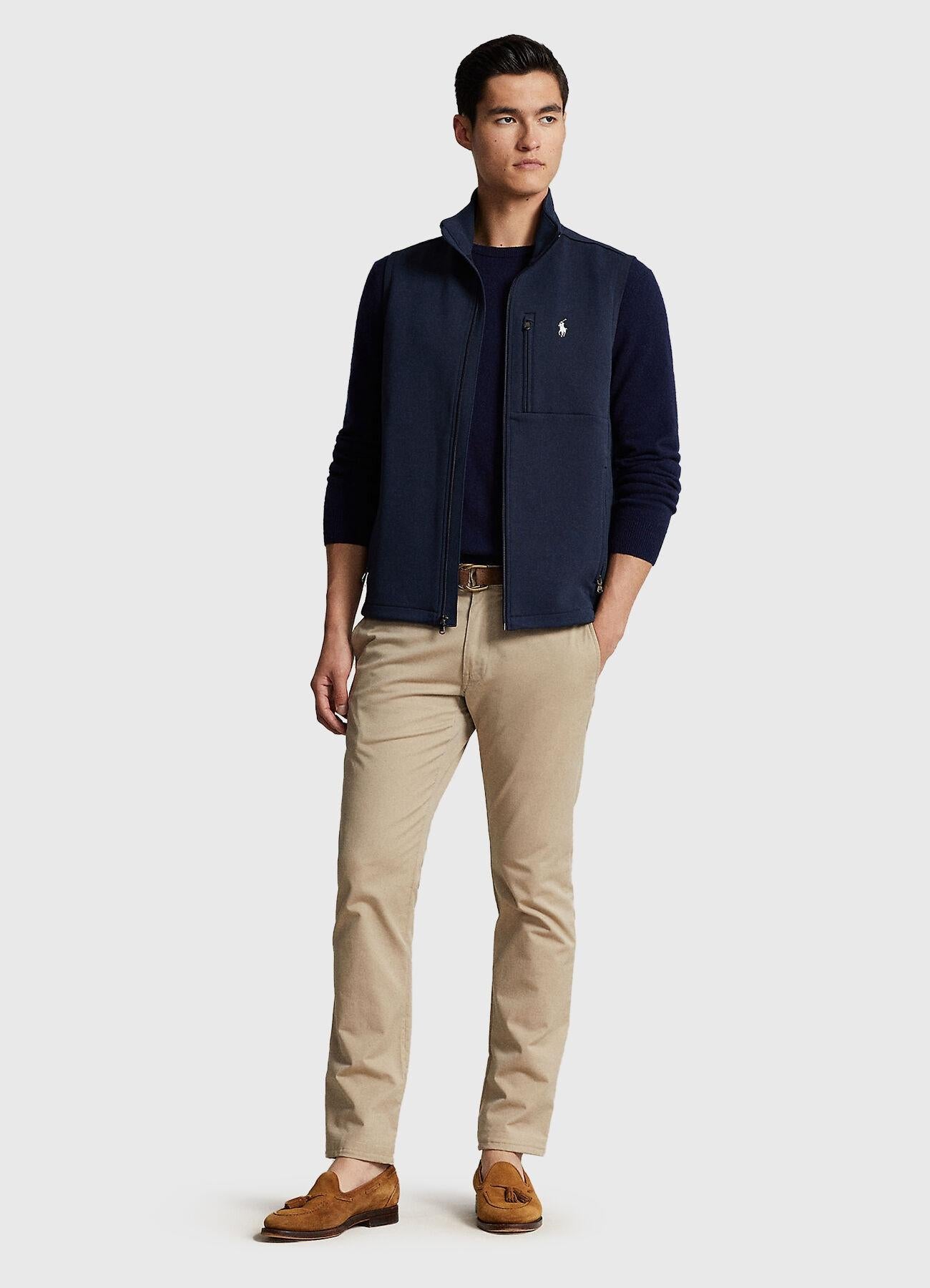 Gilet uomo in misto cotone sportivo