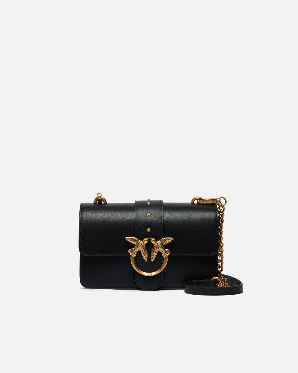 Borsa a tracolla piccola Love Bag One in pelle<BR/> 105856A0F1 Z99Q PINKO