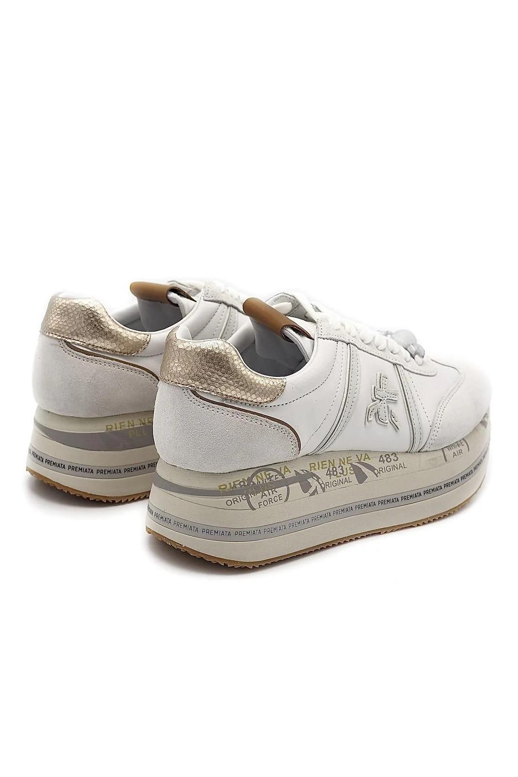 Beth women's shoe in leather and suede
