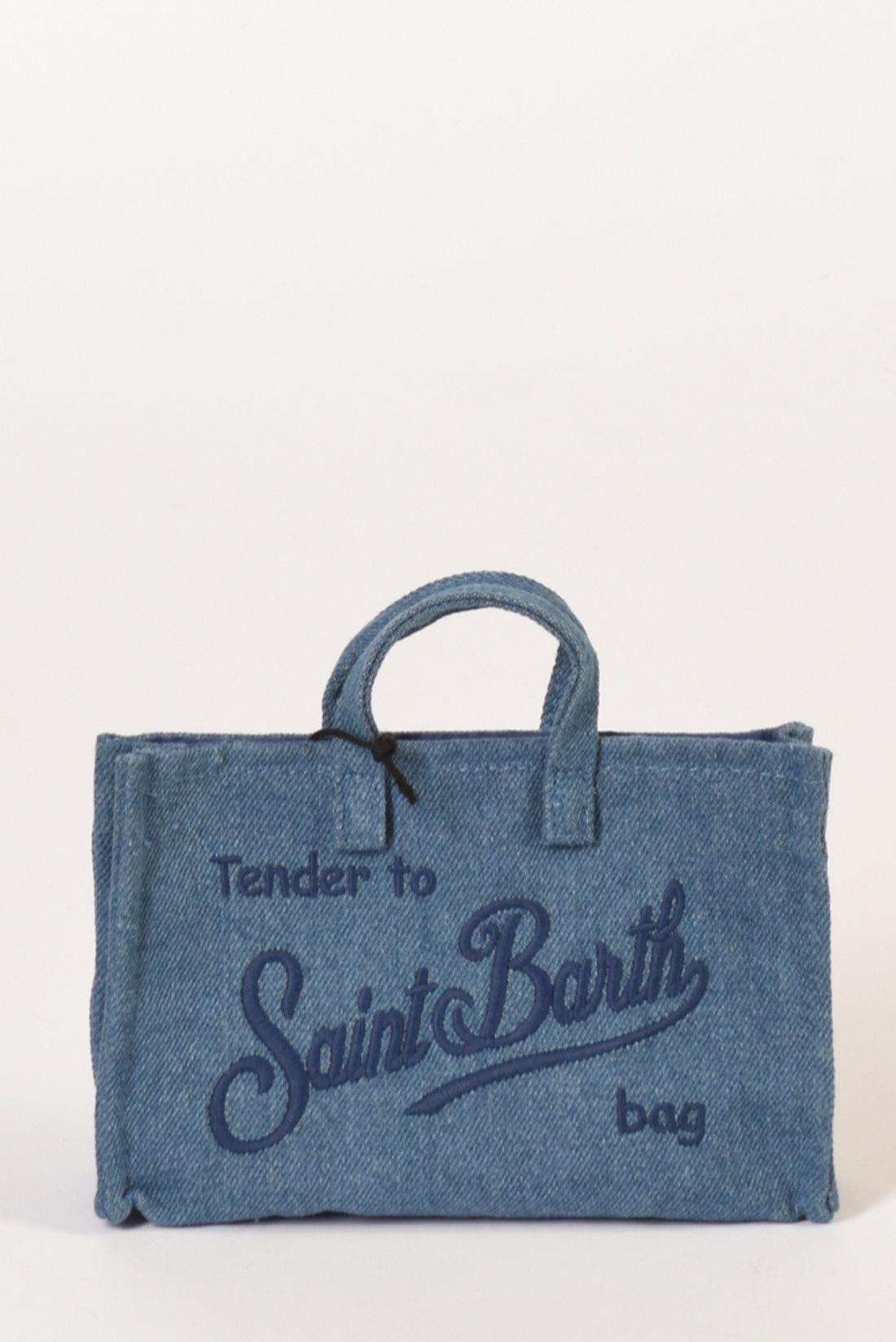 Mini borsa porta telefono Phone Bag denim PHONE009 01350I MC2 SAINT BARTH