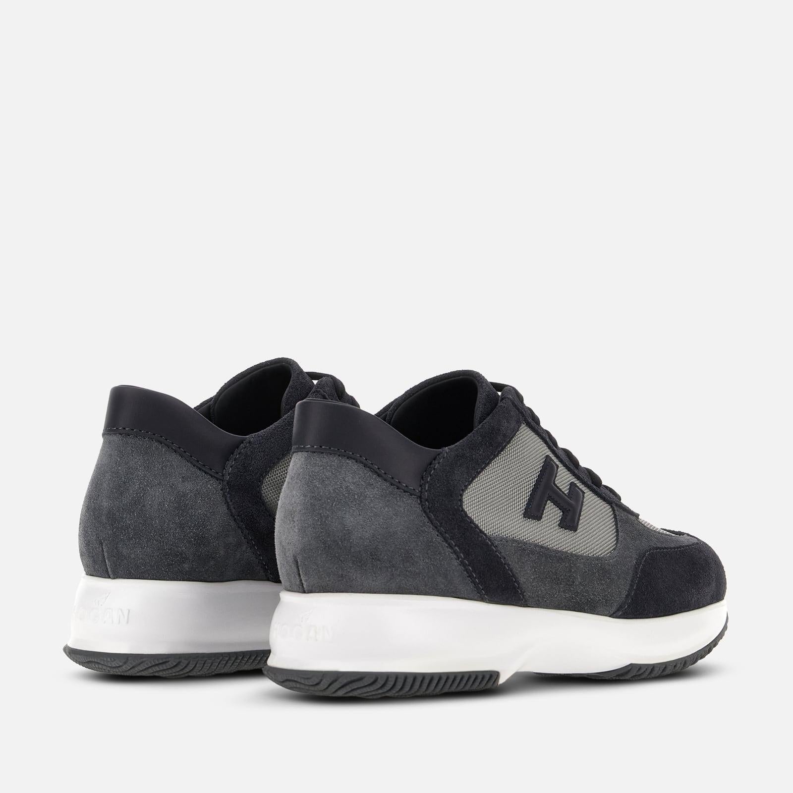 Sneakers Hogan Interactive<BR/>Blu Grigio HXM00N0I980UGO 418W HOGAN