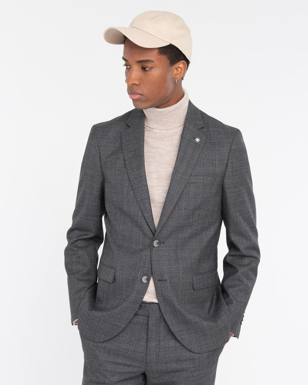 abito galles misto lana stretch grigio<BR/> 3732A3318C243788 98 MANUEL RITZ