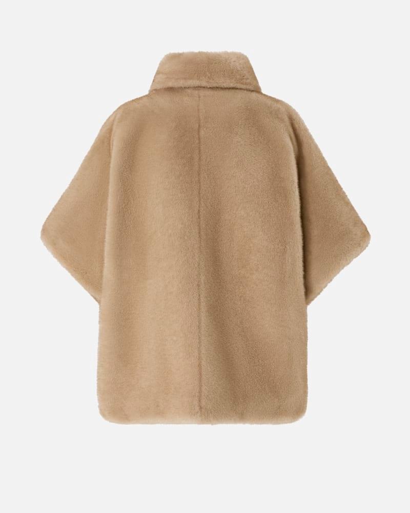 Cappa effetto pelliccia 103837A2PI C60 PINKO