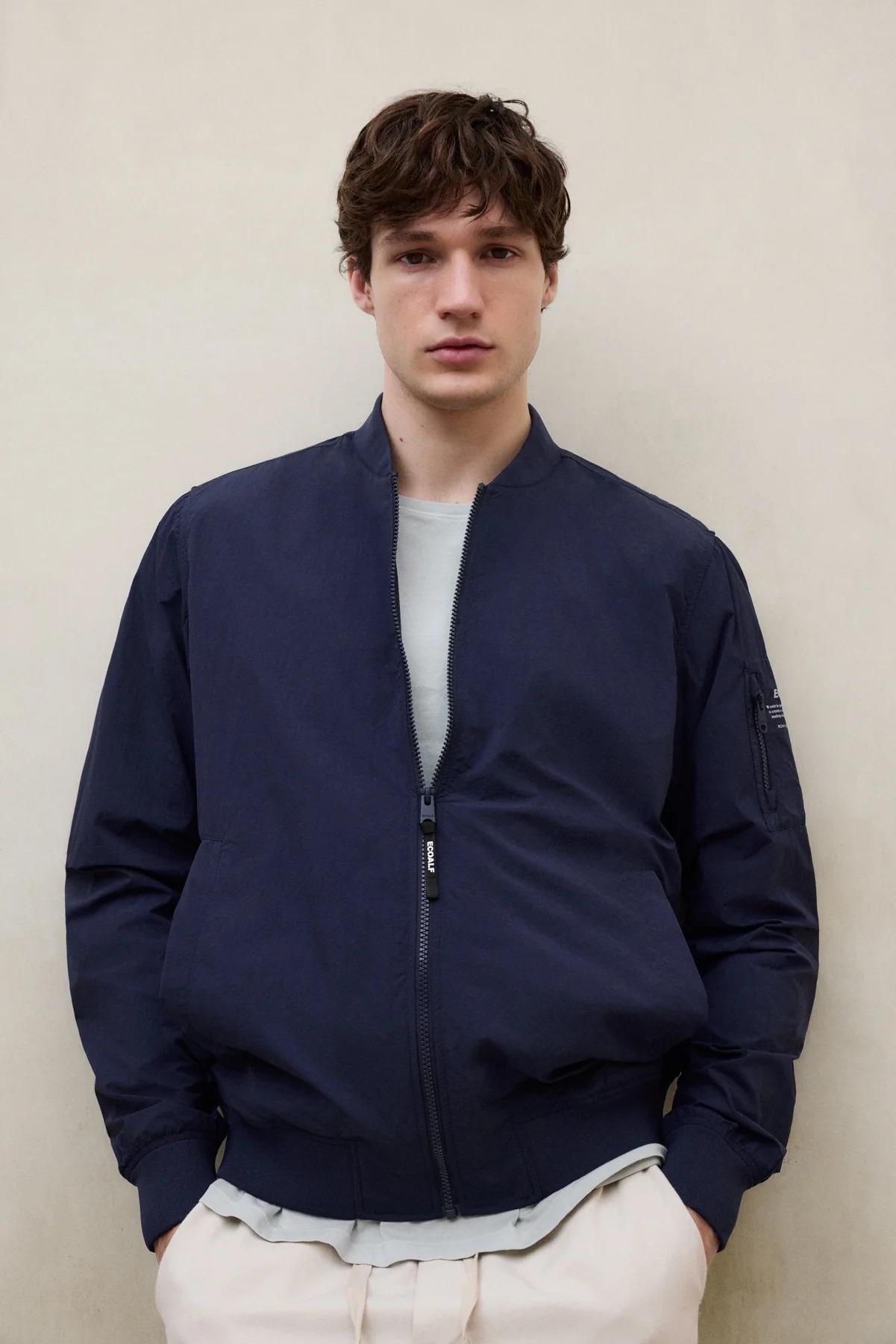 Giacca Wale Blu Navy<BR/><BR/> WALE 161 ECOALF