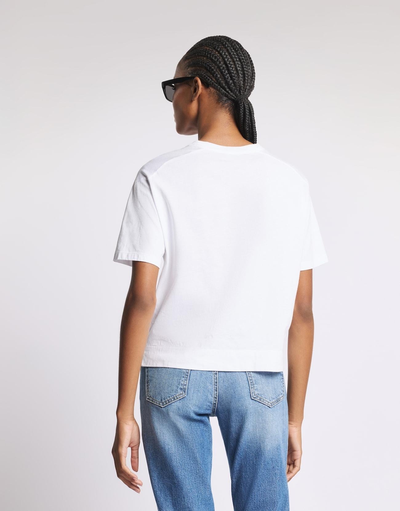 T-shirt in Jersey<BR/> NPWB2526610ZEM B001 FAY