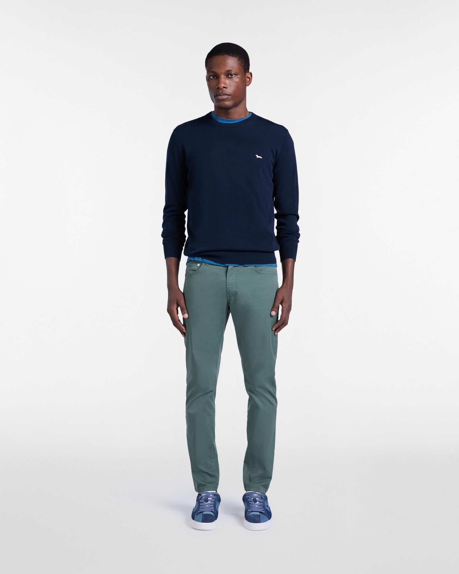 Pullover girocollo in cotone HRQ770031076 801 HARMONT & BLAINE