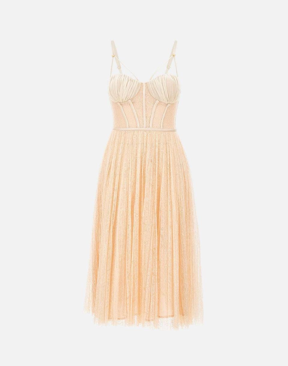Abito a campana in pizzo<BR/> AB97162E2 EG9 ELISABETTA FRANCHI
