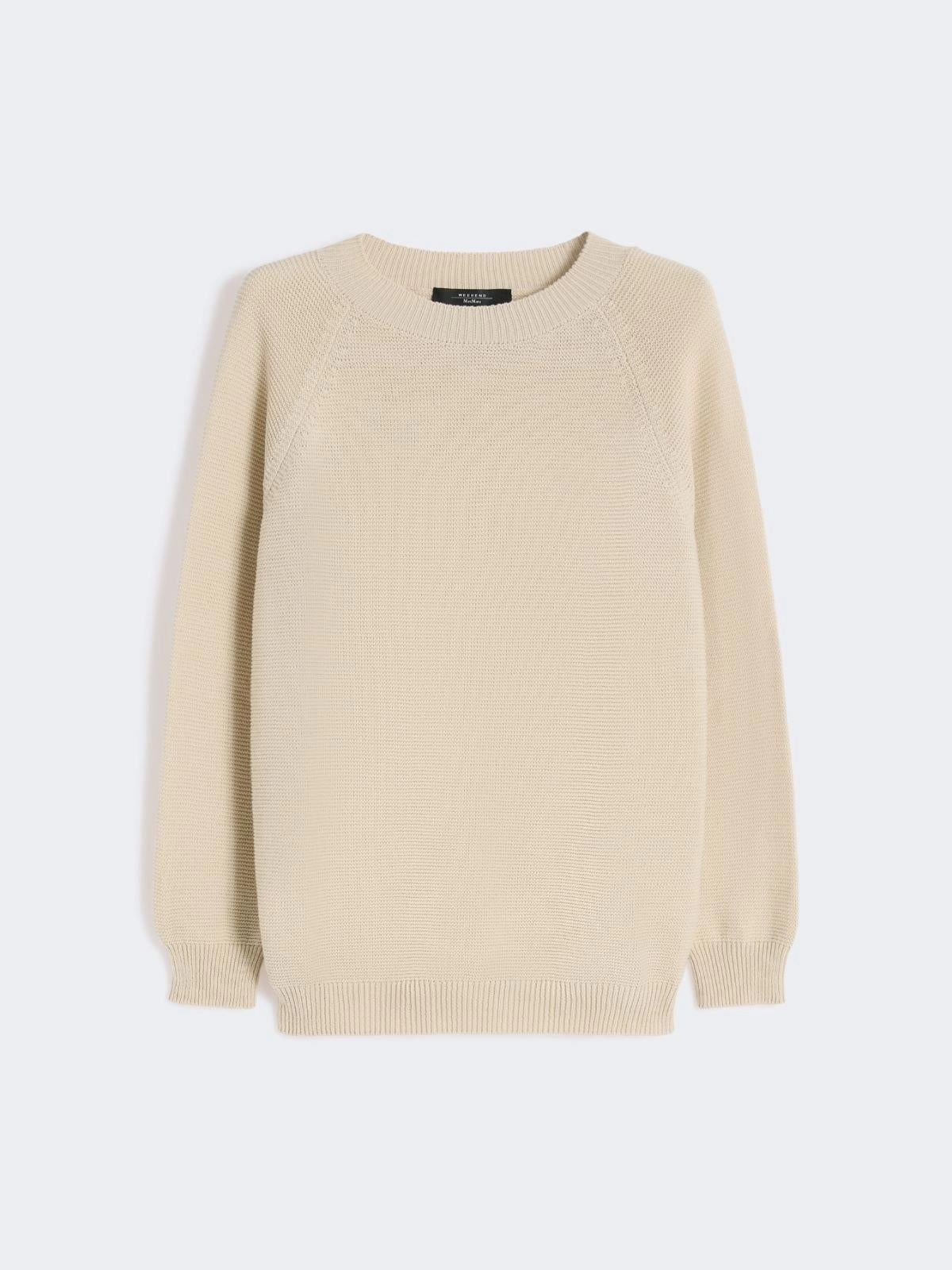 Maglia in cotone - ECRU<BR/> WKDAERE 001 WEEKEND