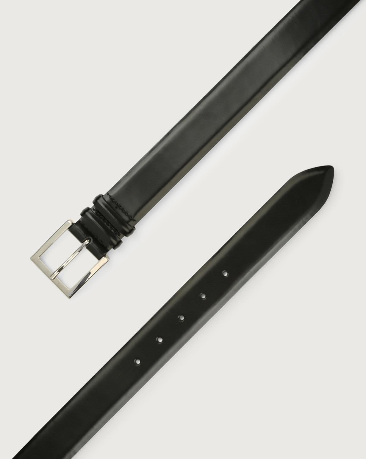 Cintura classica Calf in pelle 3,5 cm<BR/> U03202 NERO ORCIANI