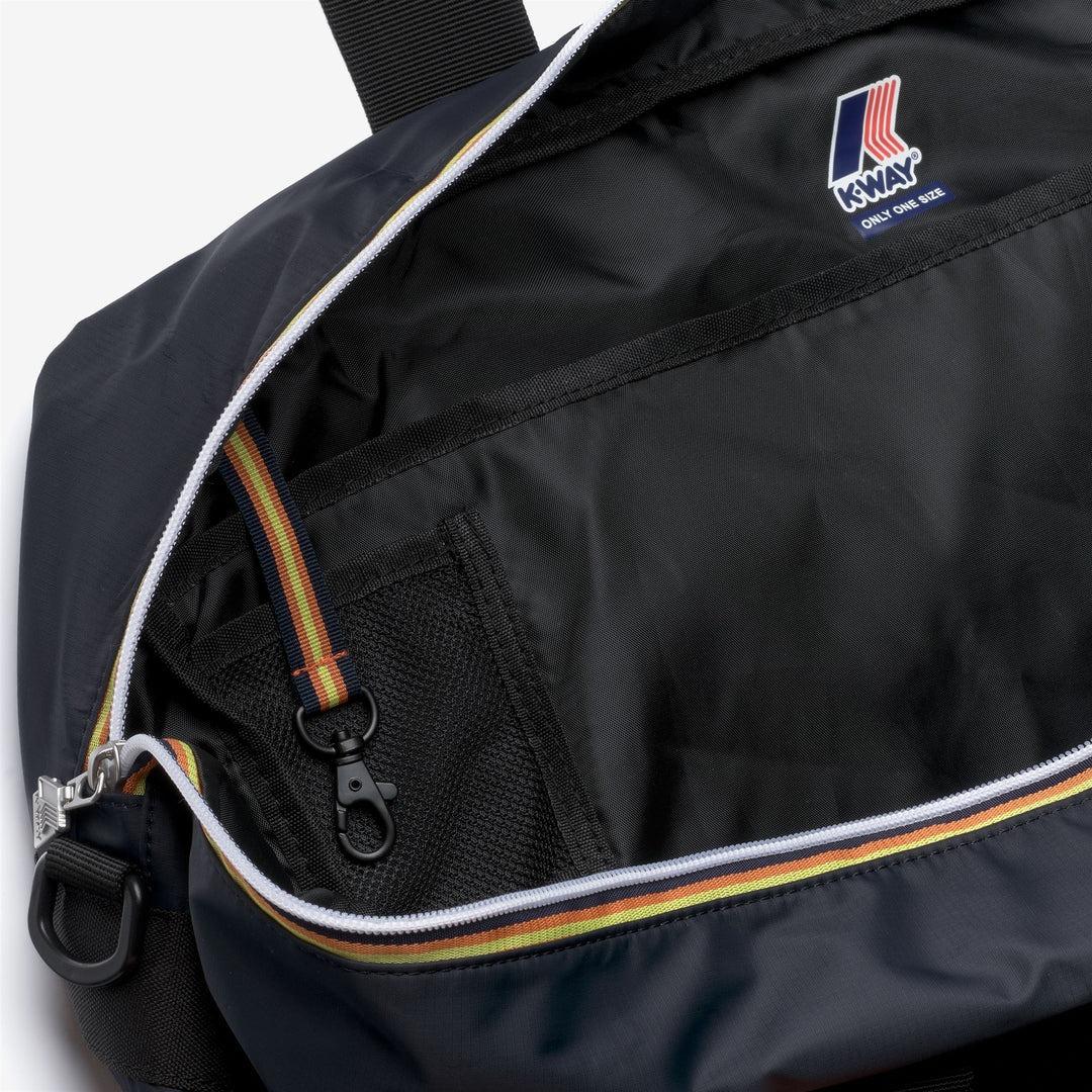 ARDELU<BR/>BLUE DEPTH<BR/>Borsone unisex blu con tasche portaoggetti e tracolla regolabile K81511W K89 K-WAY