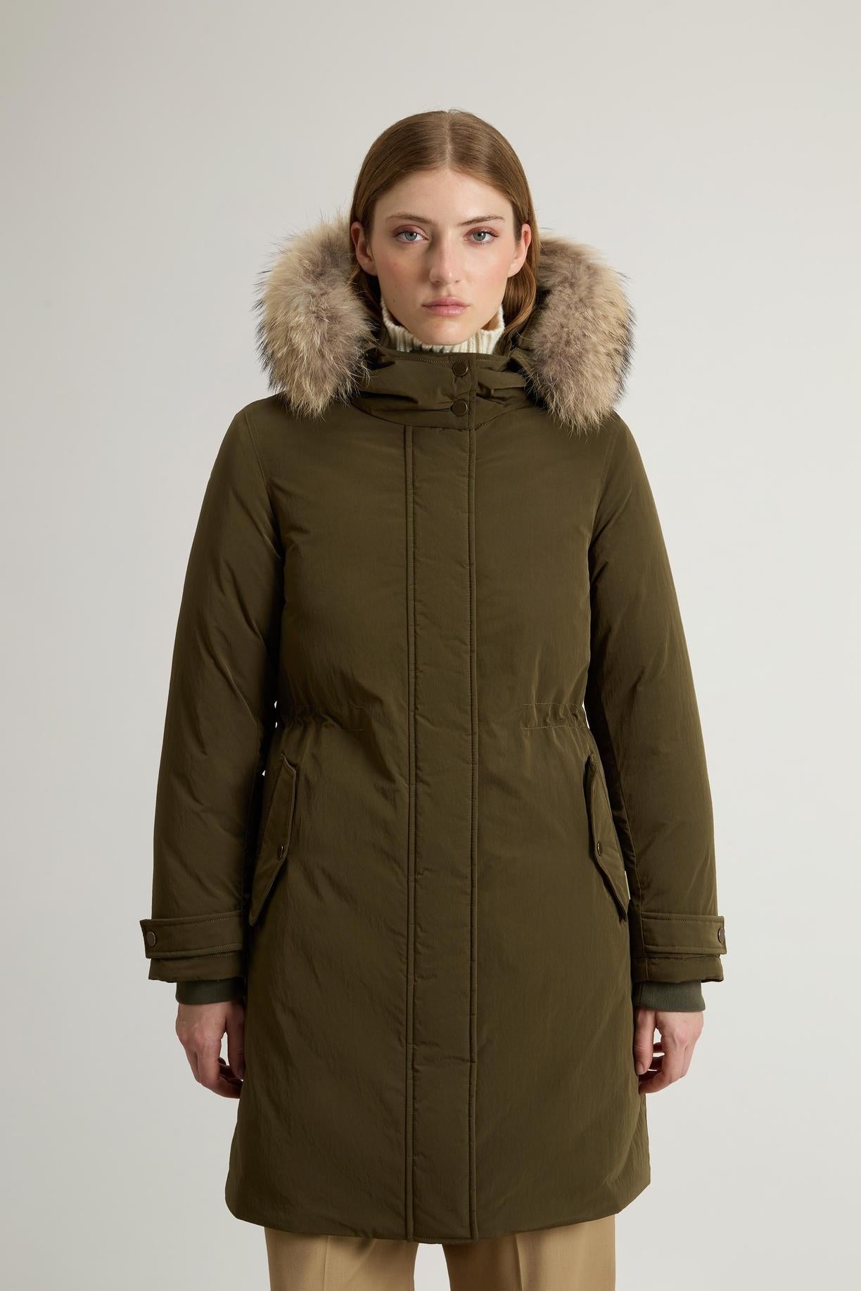 Grace Parka in Peached Poly<BR/> CFWWOU2044FRUT5092 614 WOOLRICH