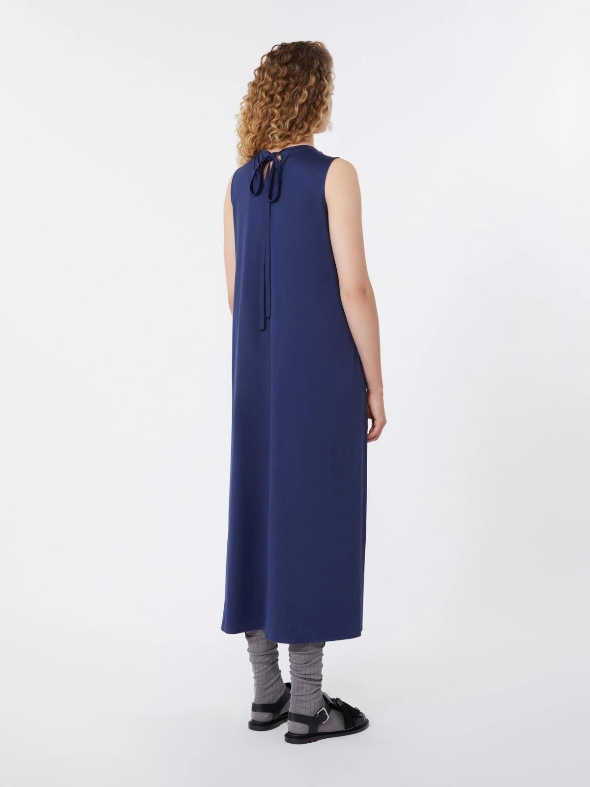 Abito fluido in jersey di cotone - BLU<BR/> WKDRICORDO 005 WEEKEND