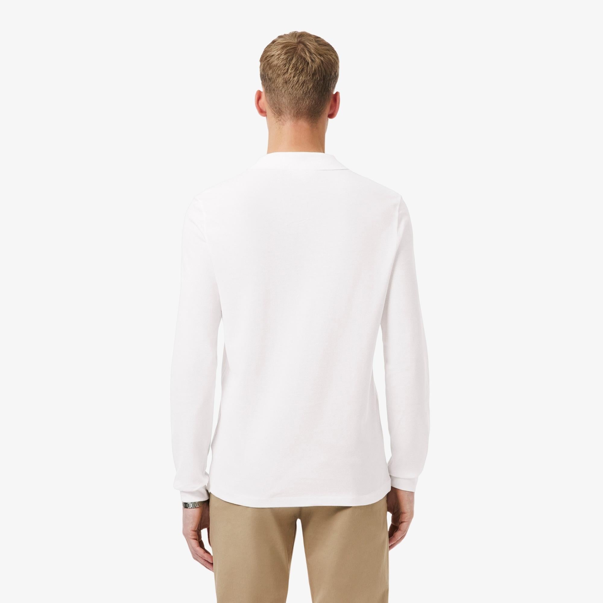 Polo in cotone a maniche lunghe L1312 001 LACOSTE