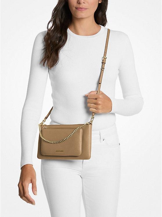 Borsa a tracolla Jet Set convertibile media in pelle martellata 32F5GJ6C8L 297 MICHAEL KORS