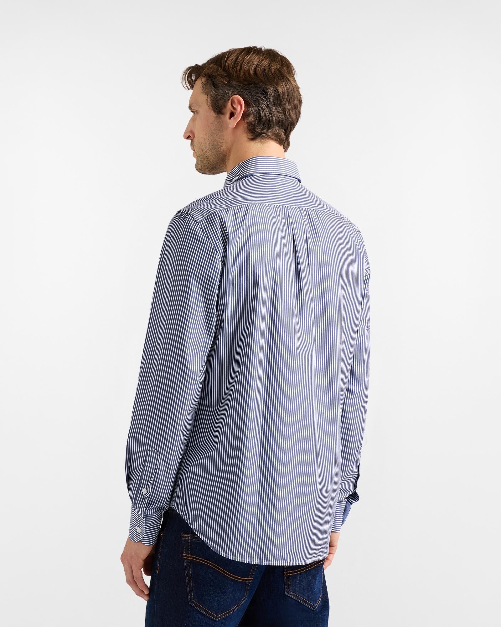 Camicia a righe regular fit<BR/> CRQ074013436B 802 HARMONT & BLAINE