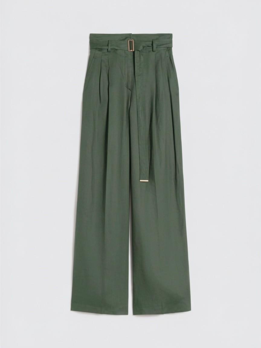 Pantalone in tela di lino MSTMATERIA 037 MAX MARA STUDIO