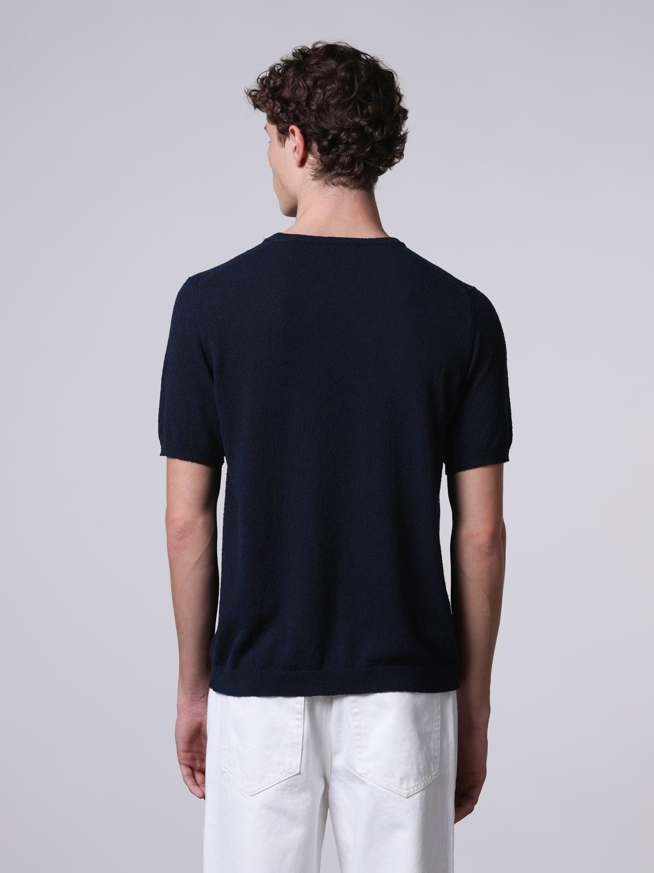 T-shirt effetto spugnetta 261MYA44021 10 ROBERTO COLLINA