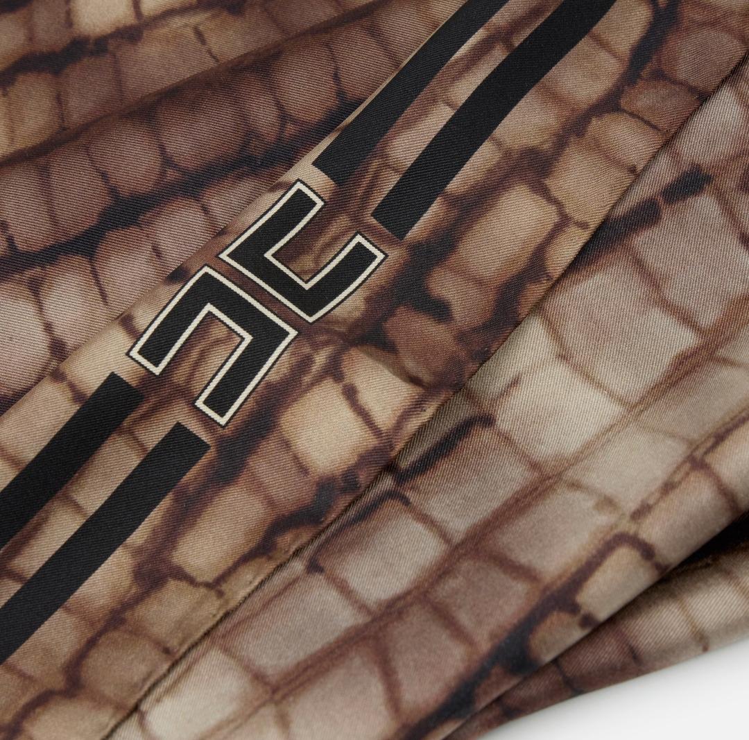 Foulard in twill di seta con stampa alligatore<BR/> FO24L61E2 644 ELISABETTA FRANCHI