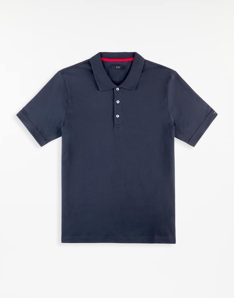 Polo in Jersey Mélange<BR/> NPMB2501340UCX U806 FAY