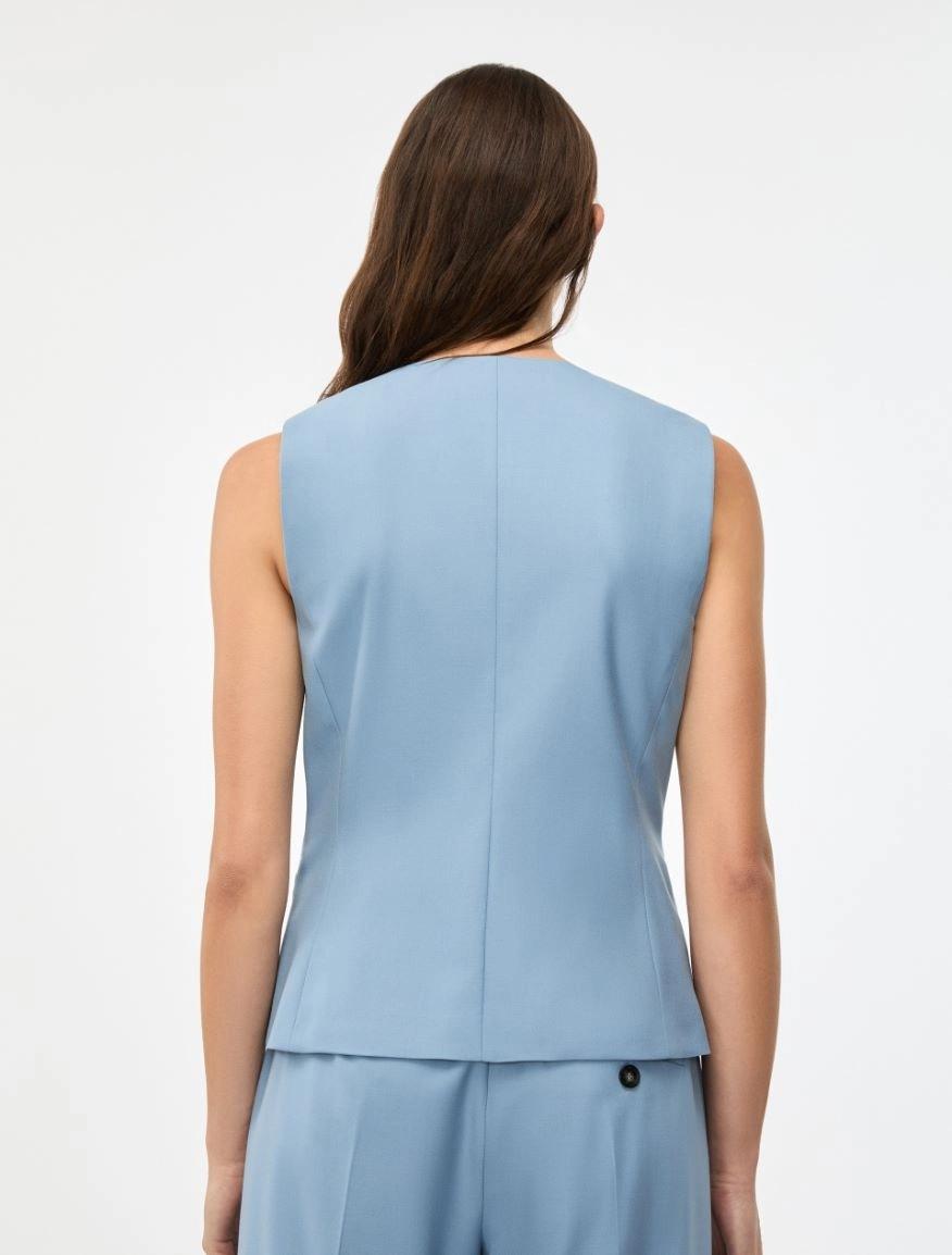 GILET GIROCOLLO<BR/>Carta Da Zucchero IBLZATTERA 003 IBLUES