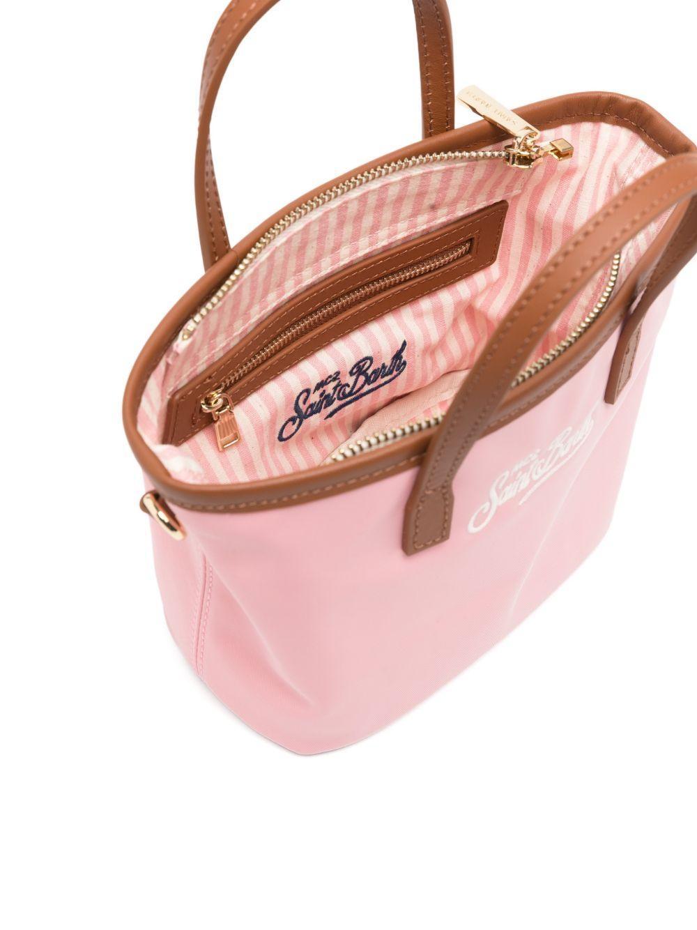 Borsa City mini in nylon rosa CB0005 01820L MC2 SAINT BARTH