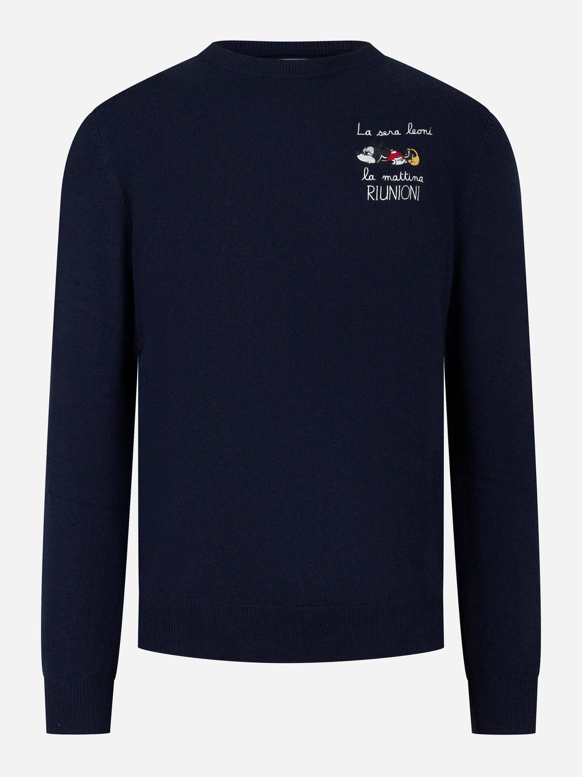 Maglia Heron La Sera Leoni La Mattina Riunioni Blu HER0024 03263I MC2 SAINT BARTH