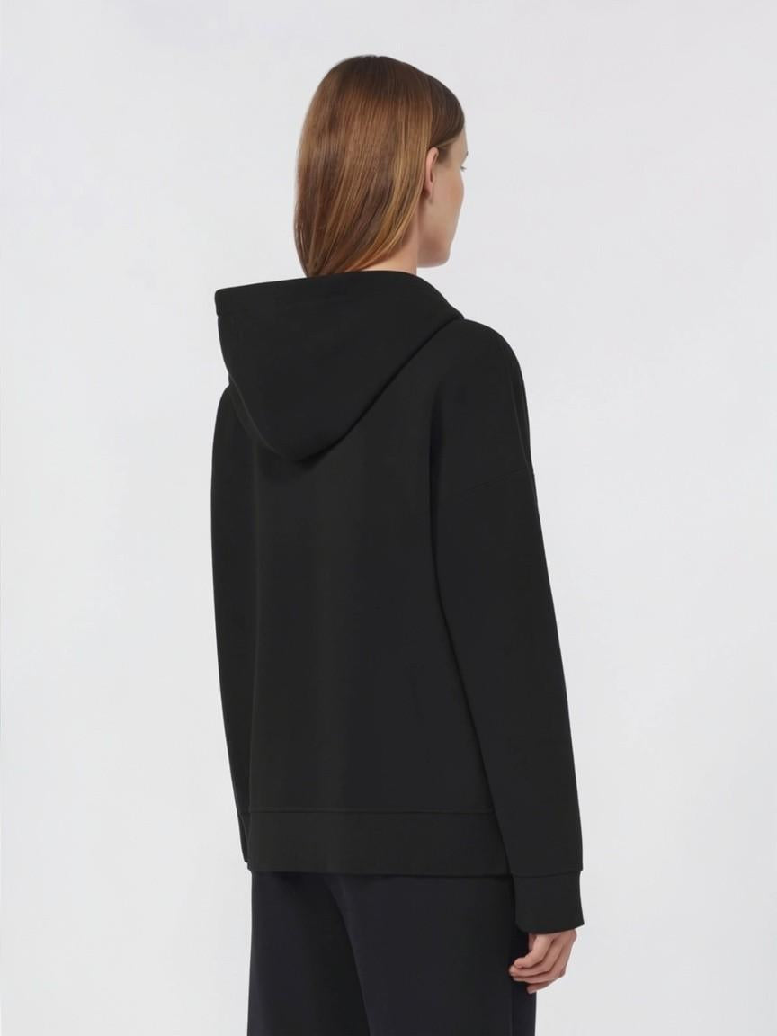 Felpa con zip in jersey tecnico SMMJOUR 008 S MAX MARA