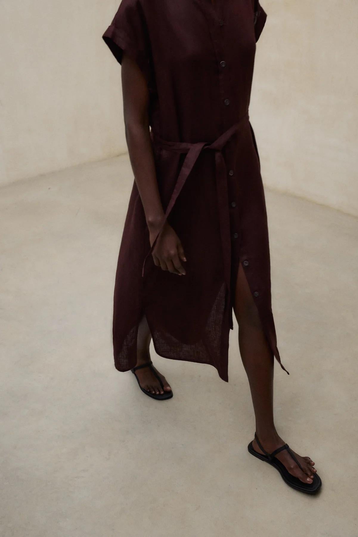 Vestito Ametista Marrone<BR/><BR/> AMATISTA 538 ECOALF