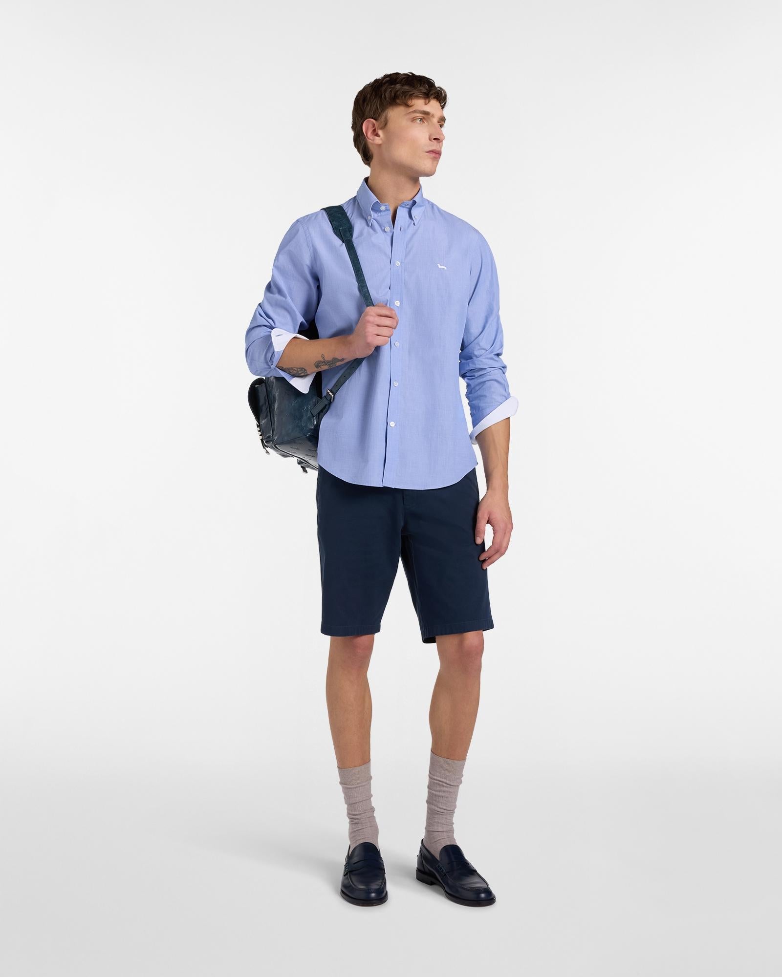 Camicia Uomo Tinta Unita<BR/> CNQ011012978I 844 HARMONT & BLAINE
