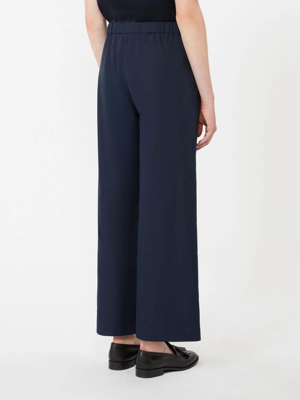SMMARGENTO<BR/>Pantalone coulisse in cotone - Blu notte<BR/> SMMARGENTO 005 S MAX MARA 2