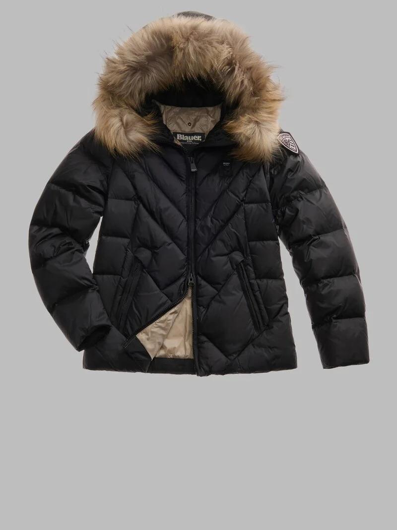 PIUMINO A LINEE GEOMETRICHE ALICIA<BR/> BLDC03097 6047/999EI BLAUER