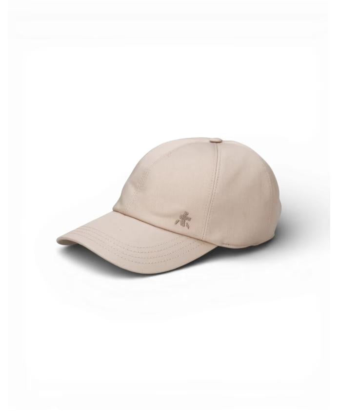 Cappello da baseball in cotone<BR/> BALL BEIGE PREMIATA