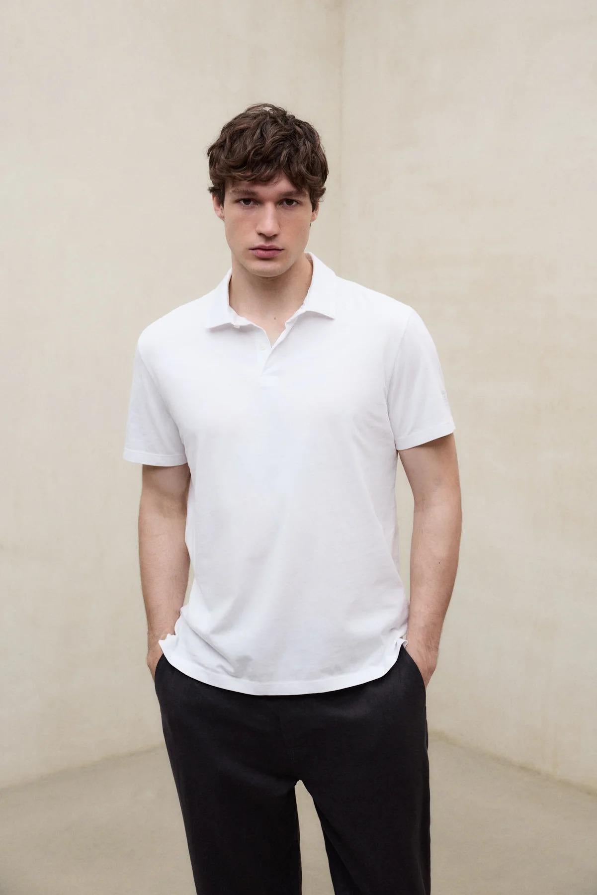 Polo Theo Bianca<BR/><BR/> THEO 000 ECOALF