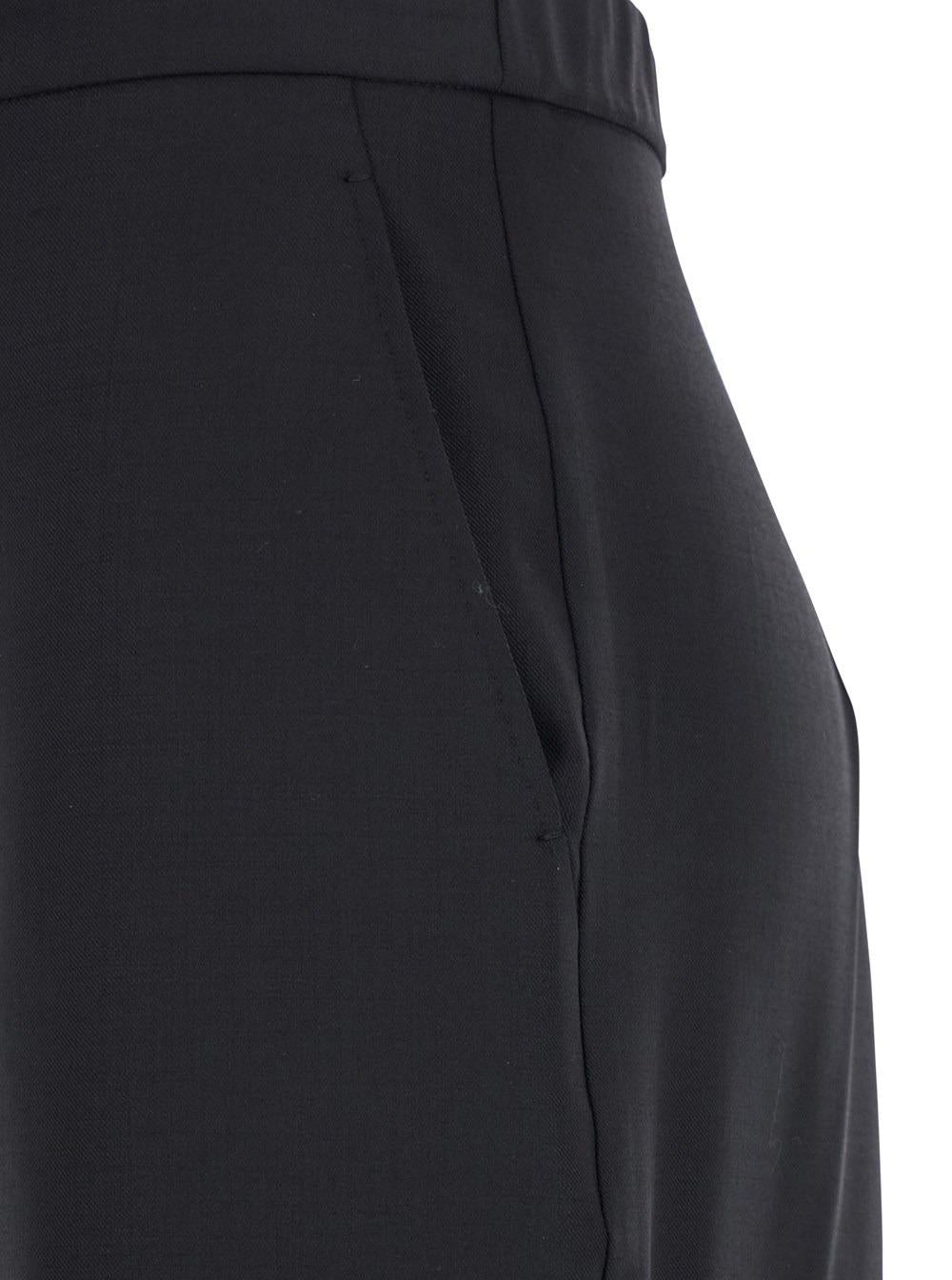 Pantalone a coulisse in saglia di lana<BR/> DENARO 005 MAX MARA STUDIO