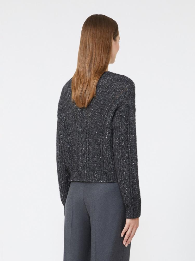 Maglia boxy in mista alpaca CRASSO 005 MAX MARA STUDIO